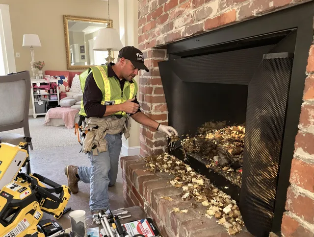 Safe screening installation by Rockland Chimney Sweep in Rockland, MA
