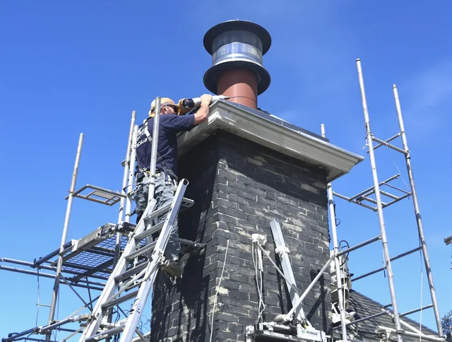 Sturdy chimney crown finished by Rockland Chimney Sweep in Rockland, MA
