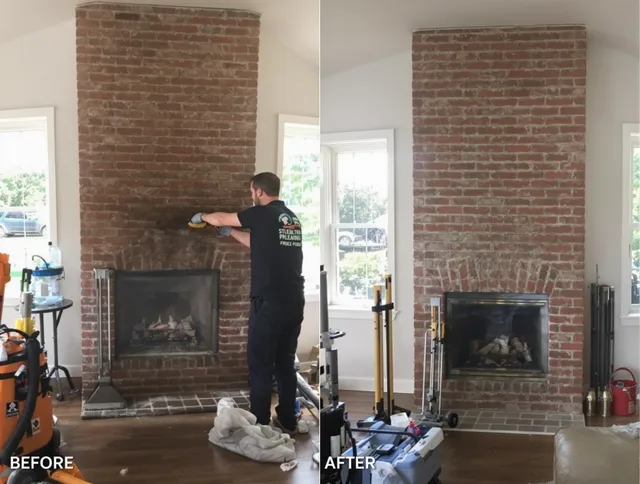 Finished chimney sweeping service by Rockland Chimney Sweep in Rockland, MA